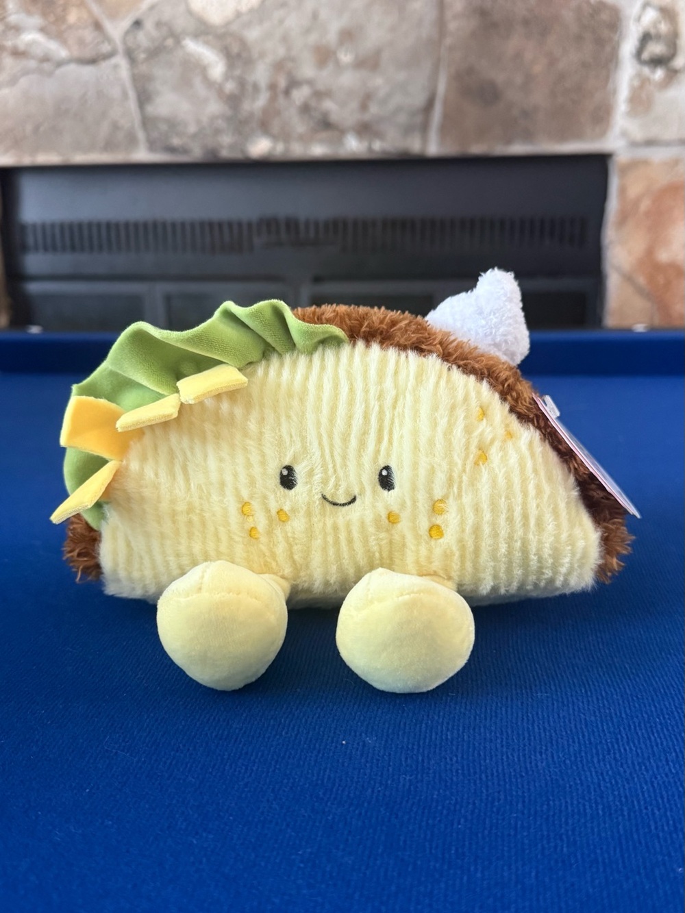 Plush Yellow Taco Toy for Kids - Cute Soft Taco Accessory